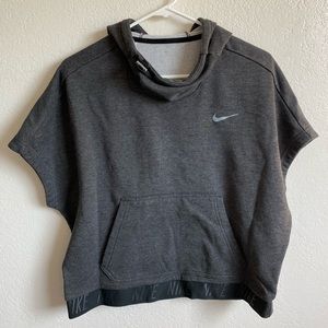 NIKE Short-Sleeve DryFit Fleece Hoodie
